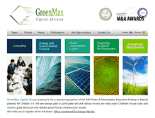 Tablet Screenshot of greenmaxcap.com